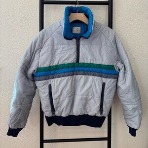 Vintage Roffe Skiwear Pullover Puffer Ski Coat Size Small